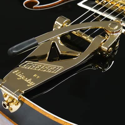 Gretsch G6136TG Pro Players Edition Falcon Gold Hardware Ebony Fingerboard 2022 Black image 11