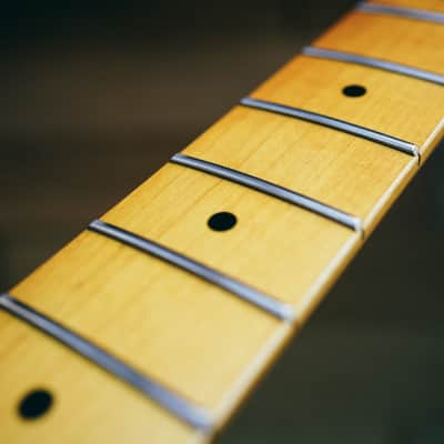 Telecaster Neck – Vintage Maple | 21 Frets | Nitro Satin Finish | Bone Nut image 12