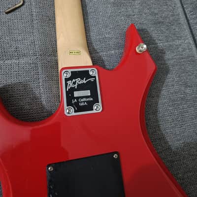 B.C. Rich Warlock Standard Red Reverse Headstock 1985 - 1995 Ultra Rare image 8