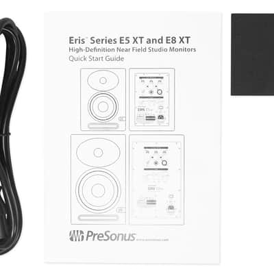 2) Presonus Eris E5 XT 5.25" Powered Studio Monitor Speakers+Isolation Feet Pads image 13