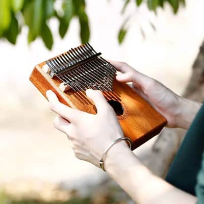 Brand New 17 Key Kalimba + Accessories  (Thumb Piano - African Folk Instrument) image 1