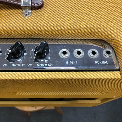Fender ‘57 Twin Amp 2 Channel 40 Watt 2x12 Combo Made In USA - Pre Owned image 12