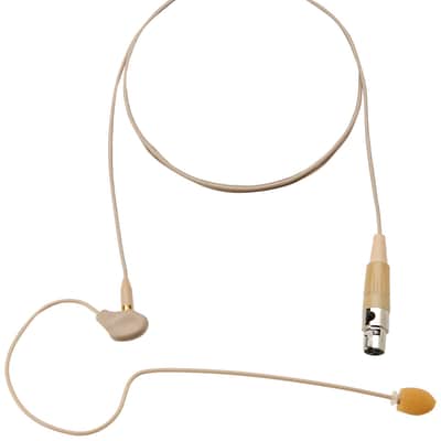 AKG Acoustics C111LP High Performance Lightweight Omnidirectional Ear Hook Microphone, 60Hz-15kHz Frequency Response, 1.8kOhms Impedance, 3 Pin Mini XLR Connector image 1