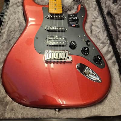 2025 Fender American Ultra II Stratocaster MN HSS Sinister Red image 3