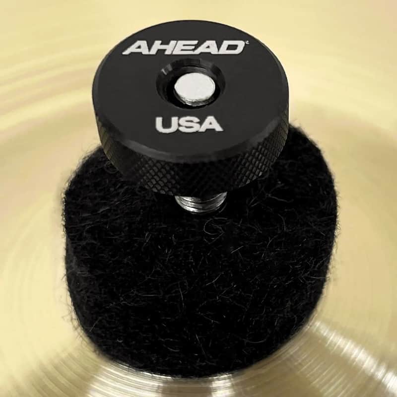 Ahead Speed Nut Cymbal Toppers 4pk - Black image 1