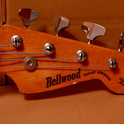 Bellwood Super Swinger Vintage Bass Made in Japan 197ies 1970 Sunburst image 6