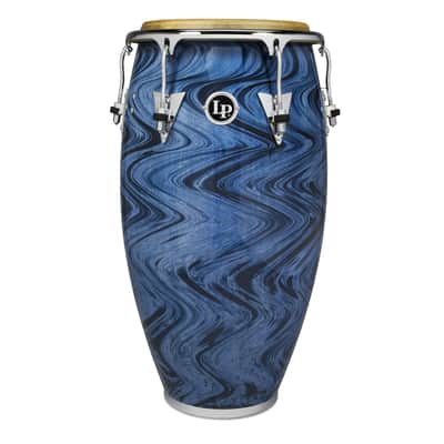 Latin Percussion LP J Madera CCII 12 1/2" Tumba Blue Swirl (LPL552X-JM) image 2