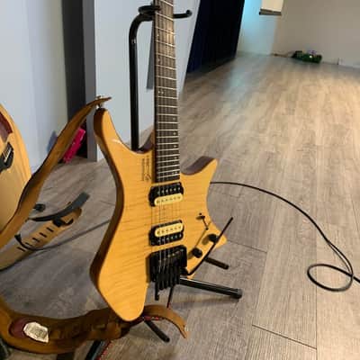 Impossible@guitar™ בְּצַלְאֵhל™ Drop Top Natural Flame + GhostFire Bullet 3.0 padded Super Thick GigBag - Safe Shipping image 22
