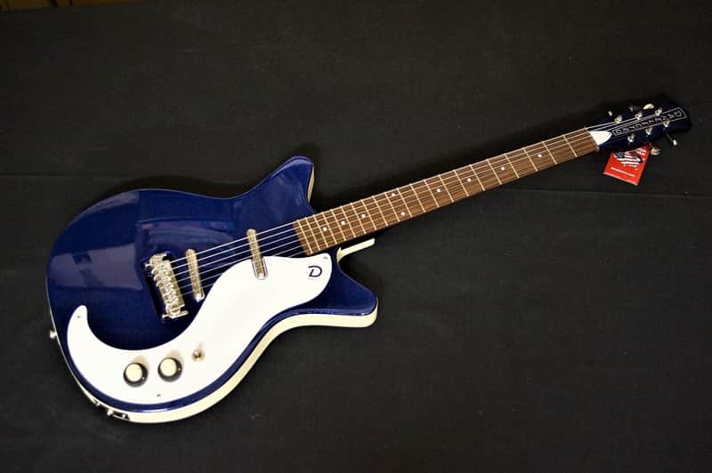 Danelectro Limited Edition 60th Anniversary DC59M Blue Metallic sparkle image 1