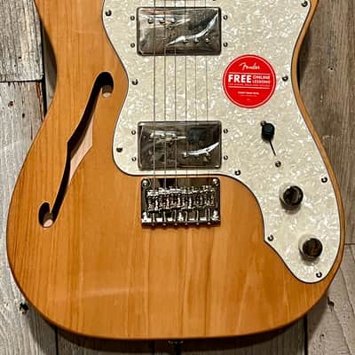 Squier Classic Vibe '70s Telecaster Thinline Natural, HH Includes Pro Setup & Ships Fast so Support Small Business ! image 4