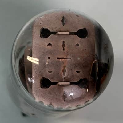 1962 RCA 5R4GYB Vintage Brown Base Black Plate Side D Getter Rectifier Tube!T468 image 5