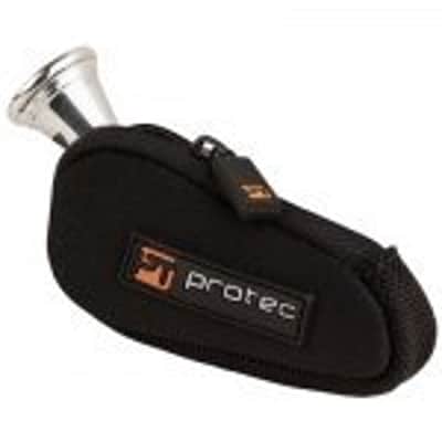 Protec Neoprene Mouthpiece Pouch French Horn Black image 2