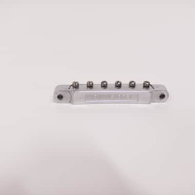 Gibson ABR-1 Tune-O-Matic Bridge with Graph Tech String Saver Saddles Chrome image 6