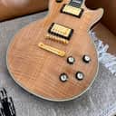 2007 Gibson 1968 Reissue Les Paul Custom - Antique Natural - Flame Top - Neck Repair - Original Case