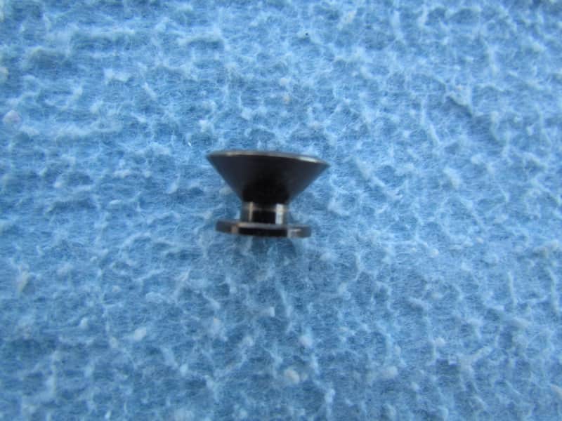 Black Strap Button Vintage Fender Style Strap Button Missing Screw But Cool Black Vintage Fender Style Strap Button image 1