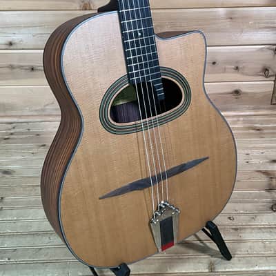 Eastman DM3 Grand Bouche Acoustic Guitar - Natural image 1