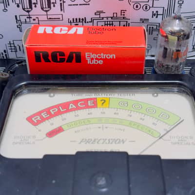 RCA 6201 (GE Made) 12AT7WA 5x Tubes - 1979 NOS Factory Matched Set - Military Spec ECC81 image 17