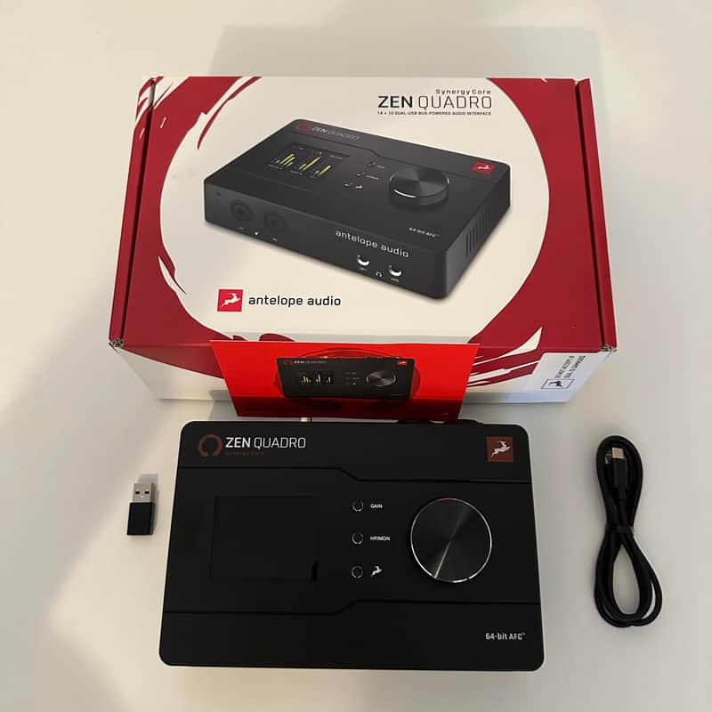 Antelope Audio Zen Quadro Synergy Core USB-C Audio Interface 2024 - Present - Black image 1