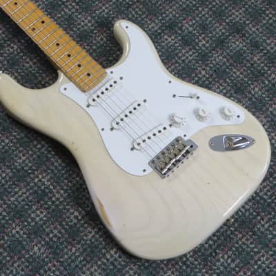 2017 Fender Custom Shop Eric Clapton Journeyman Relic Stratocaster Aged White Blonde! w/OHSC&COA image 1