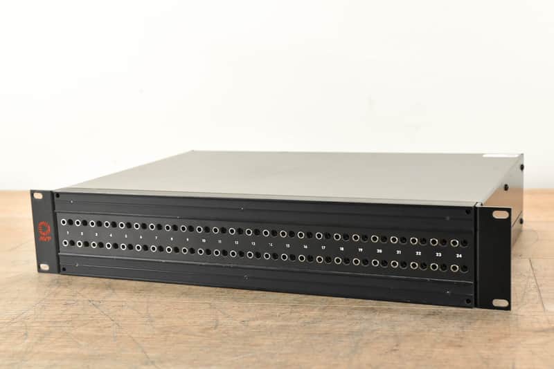 AVP JR-48N 2RU Patch Panel with 24 Send/Receive Circuit Pairs CG0044H image 1