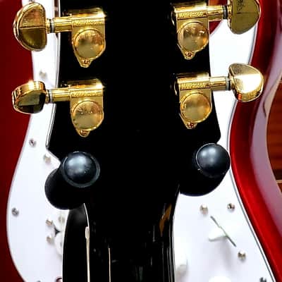 2022 Epiphone Les Paul Custom w/ Case & Bigsby! Ebony w/ Gold Hardware! VERY NICE!!! image 9