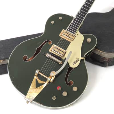 1963 Gretsch Country Club - Rare Cadillac Green Finish - Thin Body - Original Case image 3