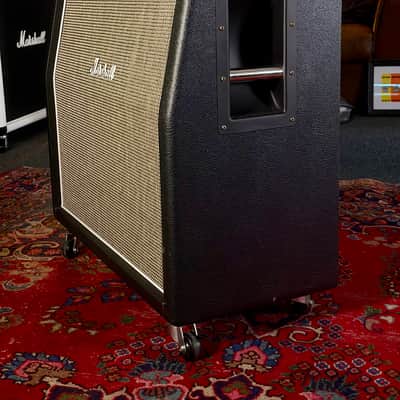 Marshall 1960AHW Handwired 120-Watt 4x12" Angled Guitar Speaker Cabinet 2009 - Black image 3