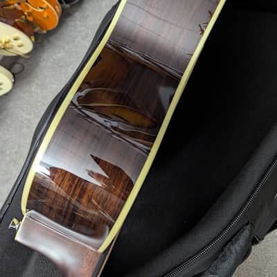Alvarez LT70e Laureate Daybreak 000-12, w/Flexi-case, setup review, & shipping image 8