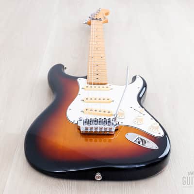 1985 Fender Boxer Series Stratocaster ST557 Sunburst w/ Blade Shooter, Japan MIJ Fujigen image 11