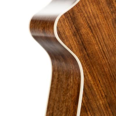 Cort CORE-MC Ovangkol Acoustic-Electric Guitar w/Gig-bag. Black Top Semi Gloss, B-Stock image 8