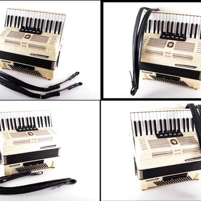 Immagine Rare German Made TOP Quality Accordion Weltmeister Unisella - 80 bass, 8 switches + Original Hard Case & Shoulder Straps - Excellent - Video - 21