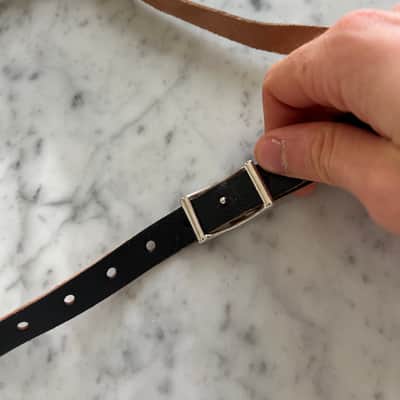 1980’s Fender Guitar Leather Strap Reissue Vintage Case Candy Stratocaster (1956-1962 style) 1980’s image 2