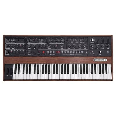 Sequential Prophet-5 Five-Voice Analog Poly Synthesizer with Knob-Per-Function Front Panel and 40-Program Sound Set image 1