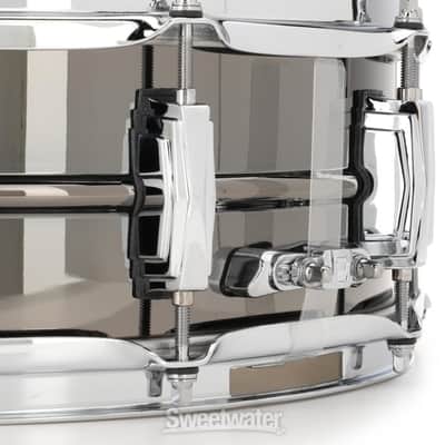 Ludwig Black Beauty 5 x 14-inch Brass Snare Drum - Black Nickel (LB416d1) image 7