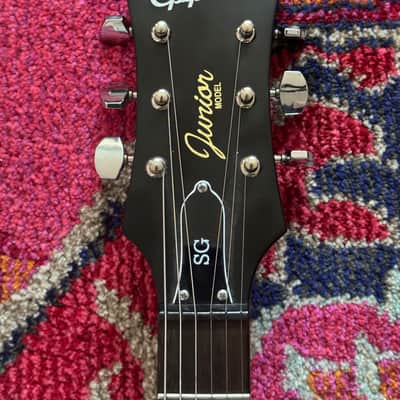 Epiphone SG Junior Limited Edition 2012 - Worn Black image 4