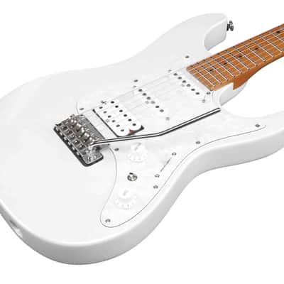 Ibanez AZ2204-PW Prestige AZ Electric Guitar 6-String - Pearl White + Case image 4