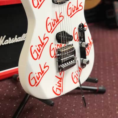 Kramer Baretta Special,  Motley Crue "Girls, Girls, Girls" Guitar White & Red image 2