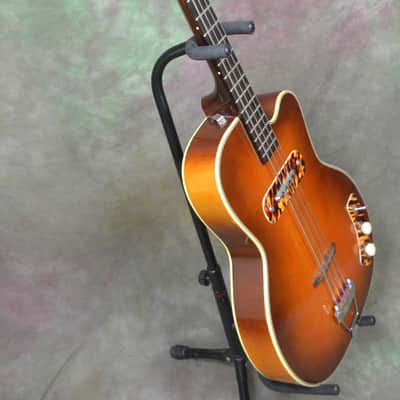Vintage Kay K162 Howlin' Wolf Bass Guitar w/Case image 4