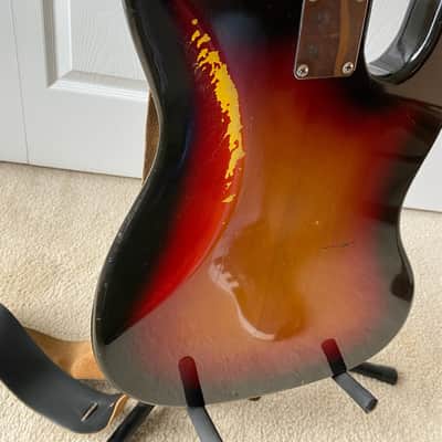 Fender Jazz Bass 1964 - Sunburst (left-handed) image 14