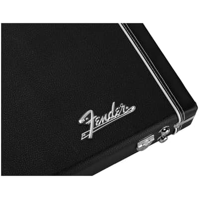 Fender Classic Wood Case for Precision/Jazz Electric Bass Guitars, Black image 3