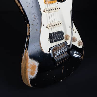 Fender Jason Smith Masterbuilt 1956 Stratocaster Ultimate Retro Floyd 2012 - Black image 13