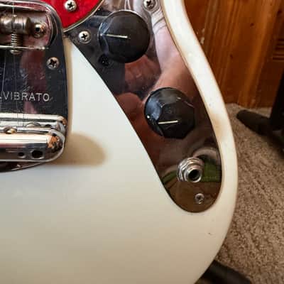 Fender Mustang Guitar with Rosewood Fretboard 1967- White Refin image 2