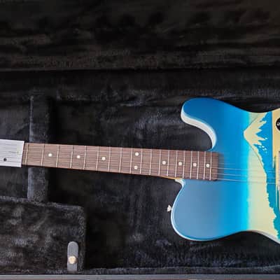 *NEW IN BOX* Fender Japan Art Canvas Esquire Mt Fuji - "Tama River" by Katsushika Hokusai - FENDER FLAGSHIP TOKYO STORE EXCLUSIVE image 2