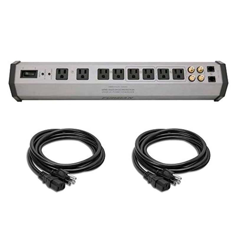 Furman PST-8 Digital Power Station with 18 Gauge Electrical Extension Cable with IEC Female Connecto image 1
