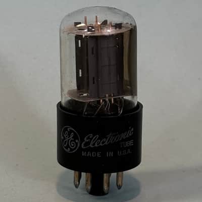 1960 General Electric 12SN7GTA Vintage Gray Plate USA Rectifier Tube! T529 image 1