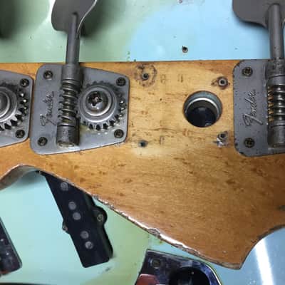 Fender Jazz Bass 1969 - Sonic Blu RARE Custom Color image 14