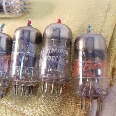 RCA etc. ONE (1) 6BQ7 tNOS AT1000 TESTED Vacuum Tube selected red tip dual triode 6BZ7 1954-1972 image 5