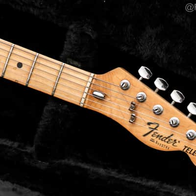 1978 Fender Telecaster Custom with Maple Fretboard in Walnut (Mocha) 7.2lbs image 12