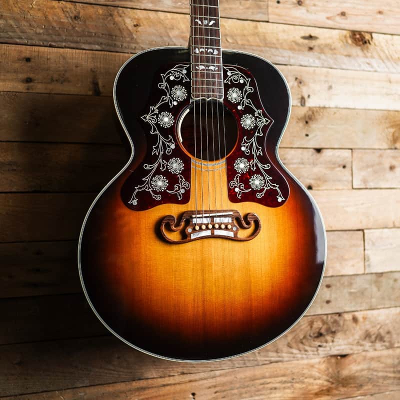 2015 Gibson Bob Dylan J200 Players Edition In Vintage Sunburst