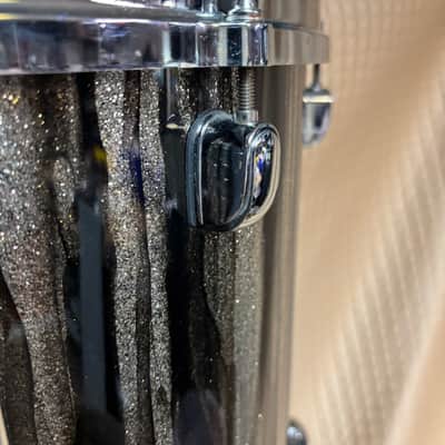 Tama Starclassic Walnut Birch 16” floor tom Black Clouds and Silver Lining 16x14 image 10